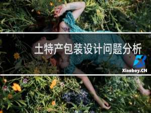 土特产包装设计问题分析