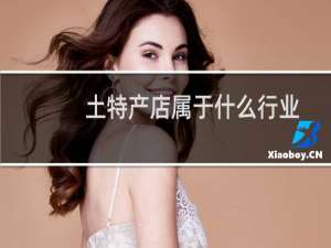 土特产店属于什么行业