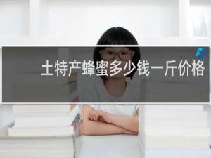 土特产蜂蜜多少钱一斤价格