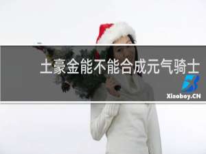 土豪金能不能合成元气骑士