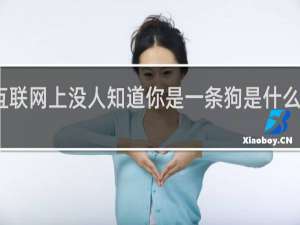 在互联网上没人知道你是一条狗是什么梗什么梗