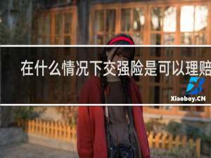 在什么情况下交强险是可以理赔的