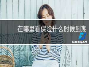 在哪里看保险什么时候到期