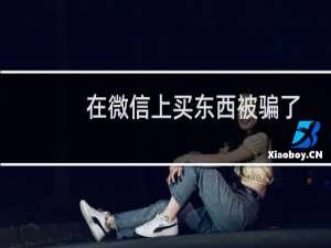 在微信上买东西被骗了怎么办