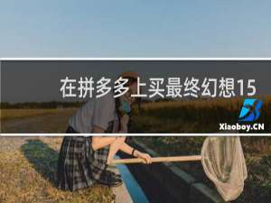 在拼多多上买最终幻想15