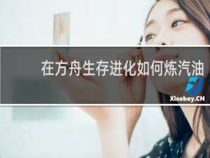 在方舟生存进化如何炼汽油