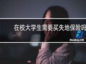 在校大学生需要买失地保险吗