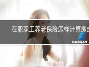 在职职工养老保险怎样计算缴纳