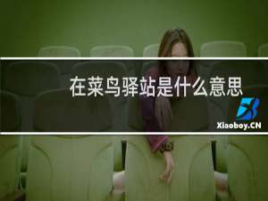 在菜鸟驿站是什么意思