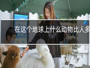 在这个地球上什么动物比人多？什么梗