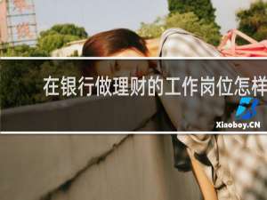 在银行做理财的工作岗位怎样