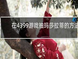 在4399游戏抽玛莎拉蒂的方法