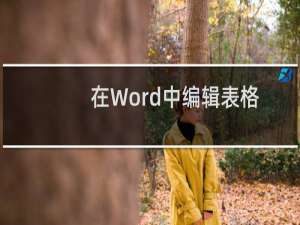 在Word中编辑表格时表格不够用了怎么办