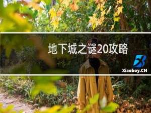 地下城之谜 攻略