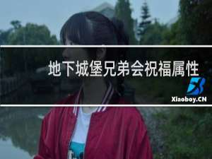 地下城堡兄弟会祝福属性
