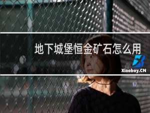 地下城堡恒金矿石怎么用