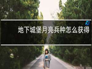 地下城堡月亮兵种怎么获得