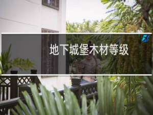 地下城堡木材等级