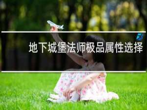 地下城堡法师极品属性选择