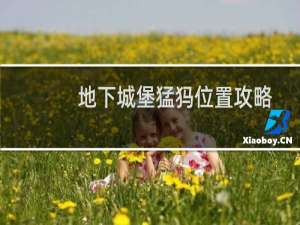 地下城堡猛犸位置攻略