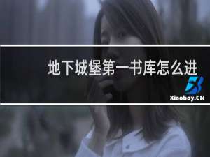 地下城堡第一书库怎么进