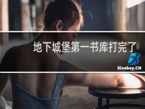 地下城堡第一书库打完了