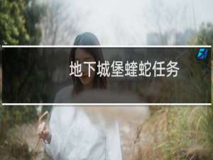 地下城堡蝰蛇任务