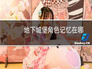 地下城堡角色记忆在哪