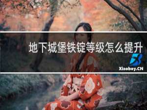 地下城堡铁锭等级怎么提升