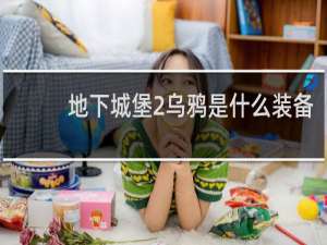 地下城堡2乌鸦是什么装备