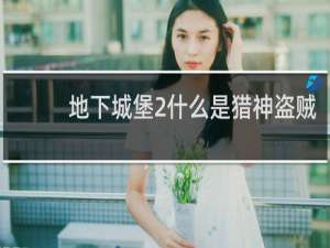 地下城堡2什么是猎神盗贼