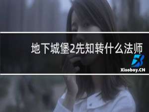 地下城堡2先知转什么法师