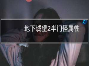 地下城堡2半门怪属性