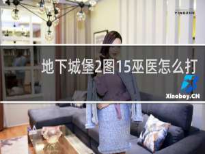 地下城堡2图15巫医怎么打