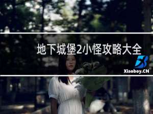 地下城堡2小怪攻略大全