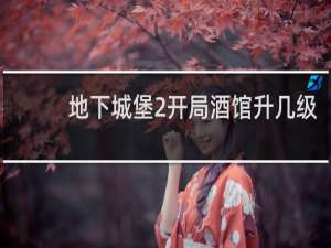 地下城堡2开局酒馆升几级