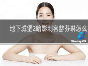 地下城堡2暗影刺客赫芬琳怎么打