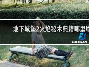 地下城堡2火焰秘术典籍哪里刷