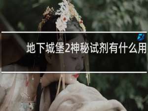 地下城堡2神秘试剂有什么用