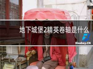 地下城堡2精英卷轴是什么