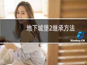 地下城堡2继承方法