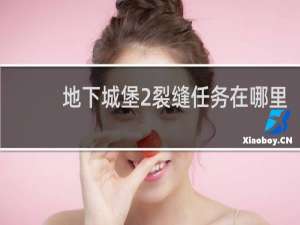 地下城堡2裂缝任务在哪里