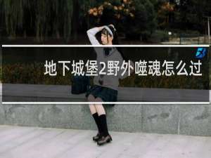 地下城堡2野外噬魂怎么过