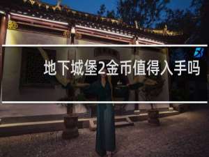 地下城堡2金币值得入手吗
