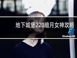 地下城堡2 暗月女神攻略