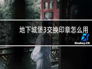 地下城堡3交换印章怎么用