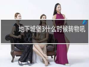 地下城堡3什么时候转物吼