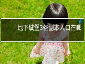 地下城堡3各副本入口在哪