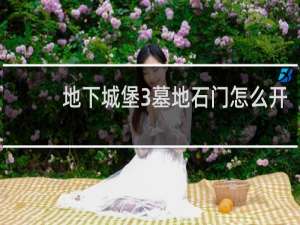 地下城堡3墓地石门怎么开