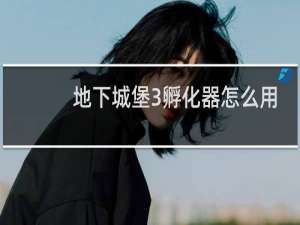 地下城堡3孵化器怎么用